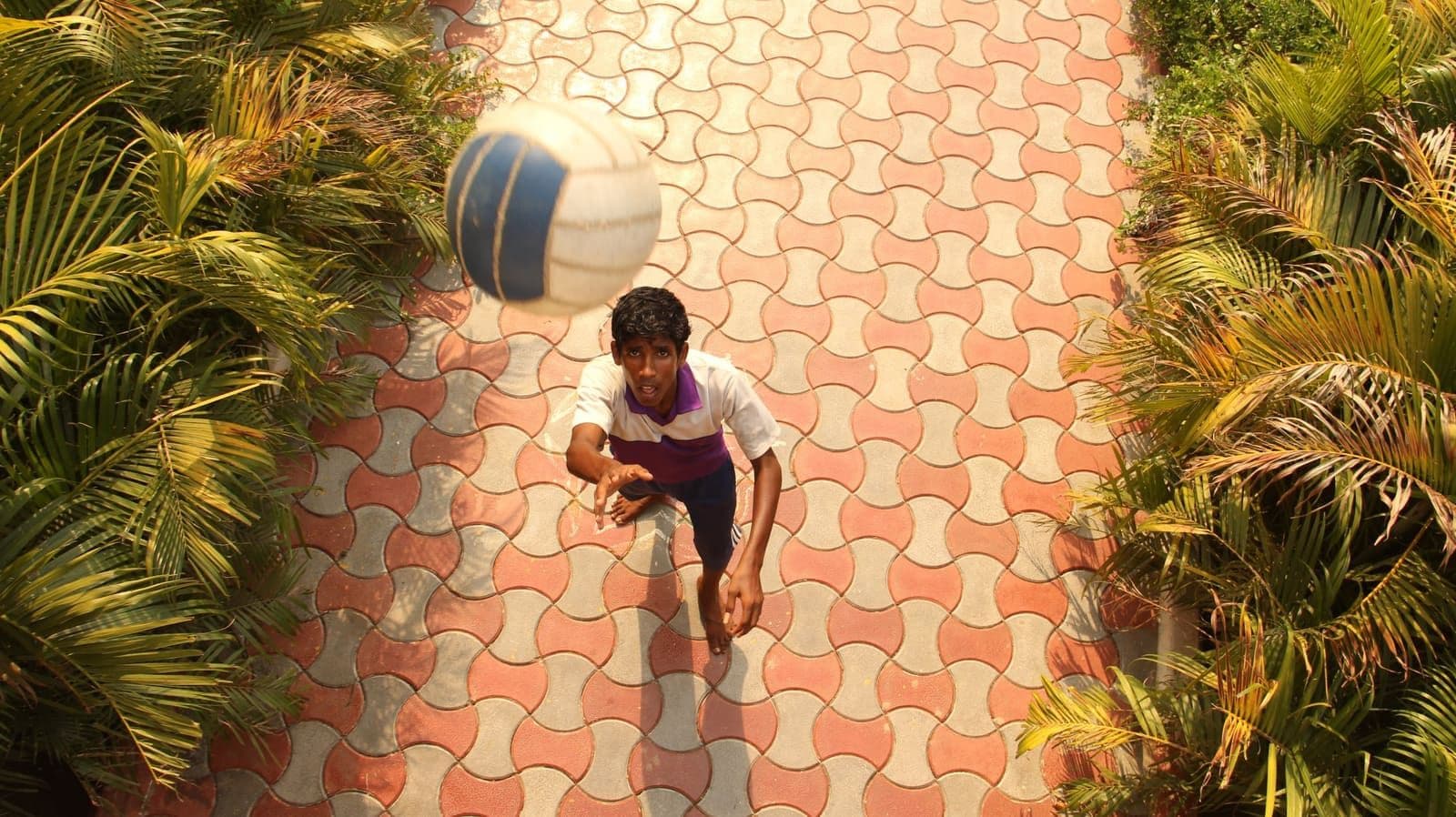 A child enjoying an outdoor ball activity at CHES