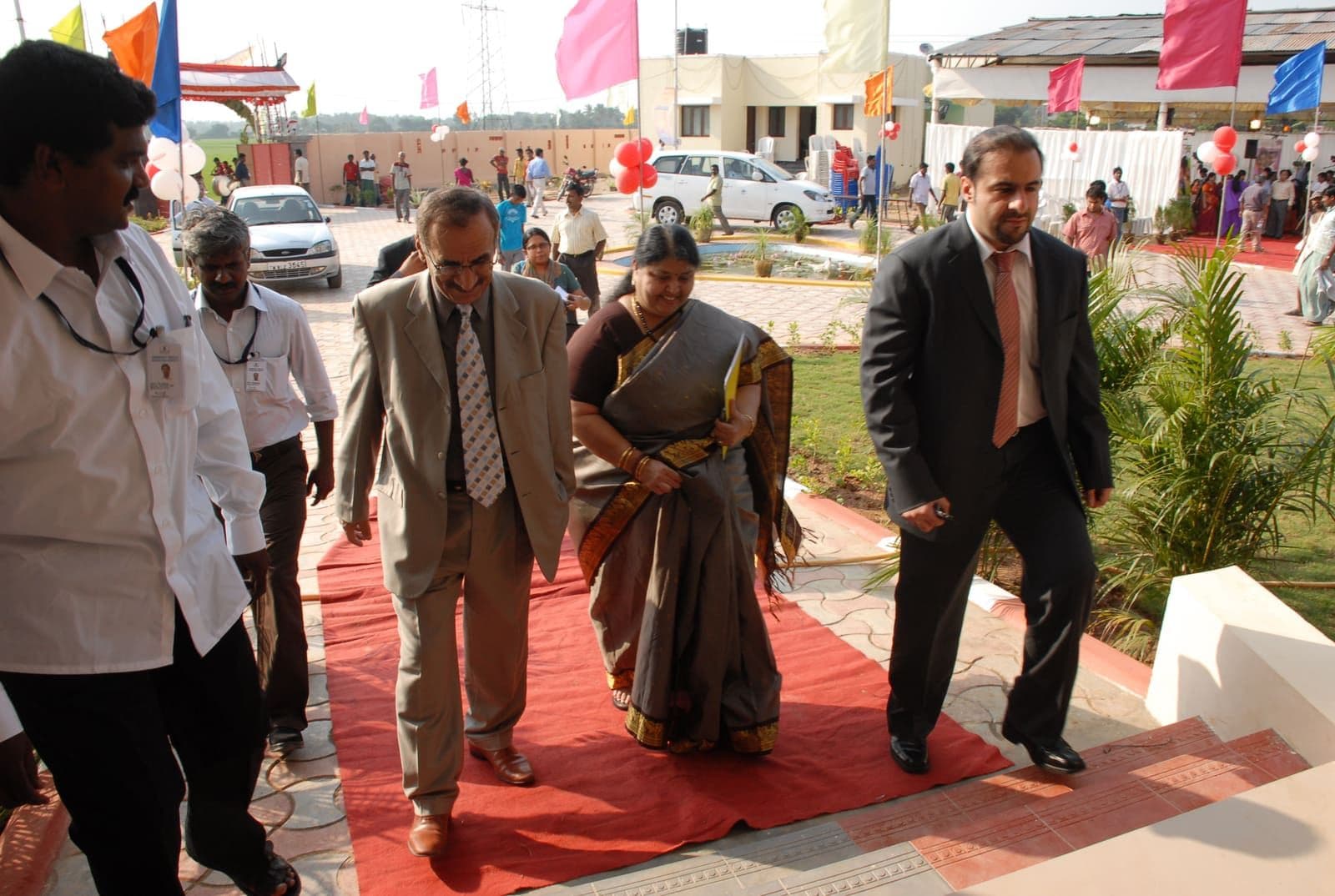 Guests arriving for a milestone event at CHES