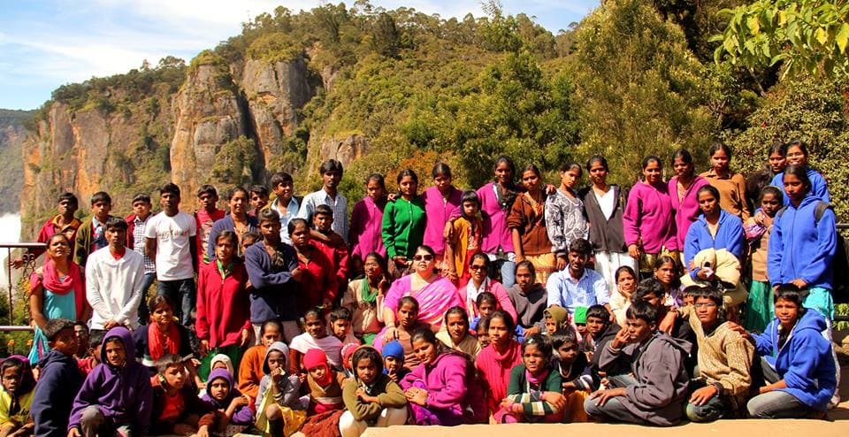 CHES children and caregivers together on a memorable group outing
